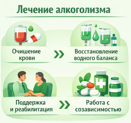 лечение алкоголизма в Краснодаре этапы